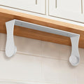 Paper Towel Holder Under Cabinet, White, Adhesive & Wall Mount, Under Counter Paper Towel Rack for Kitchen and Bathroom, Home and Kitchen Decor