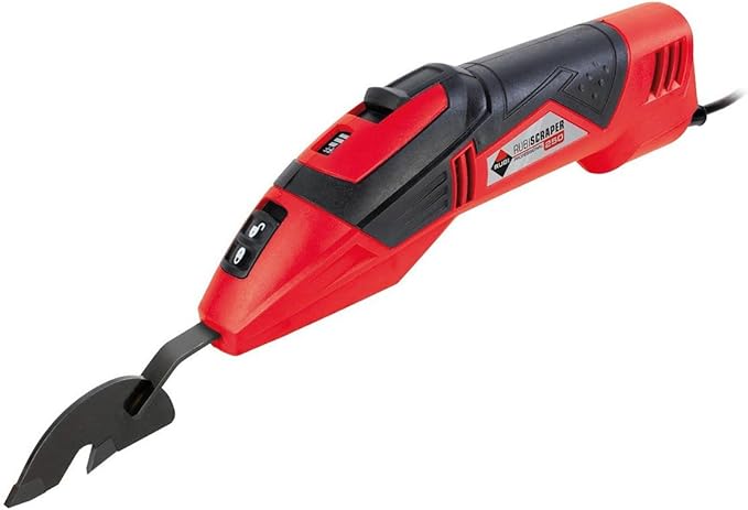 RUBISCRAPER-250 Oscillating Multi-Tool Kit, 250W Grout Removal Tool with Tungsten Carbide Blades, 3 Speeds, Fast Lock System, Ideal for Tile Repair, Includes Special Blades and Carrying Case