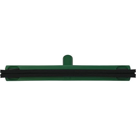 Vikan 77522 Squeegee,Fixed Head,Bench,16",PP/RB,Green