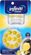 Garbage Disposal Cleaner & Deodorizer – Lemon Scent, Foaming Action, Eliminates Odors & Residue, 0.86 oz