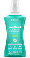 Method Liquid Laundry Detergent; Beach Sage Scent, Stain Remover; ; 66 Loads per 53.5 oz Bottle; (Pack of 1)