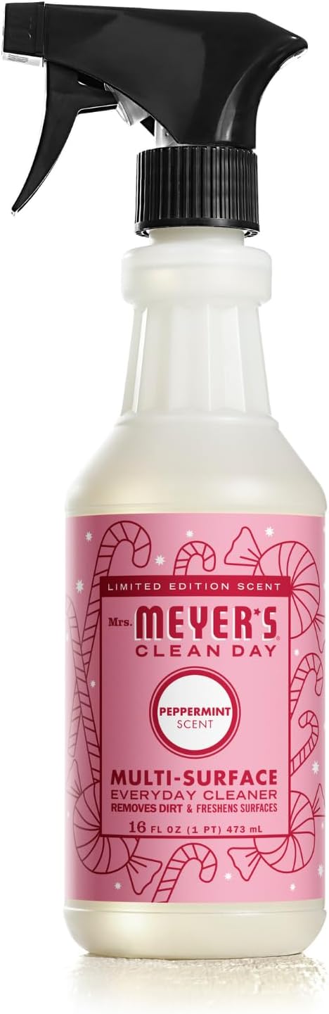 Mrs. MEYER'S CLEAN DAY Variety, 1 Multi-Surface Cleaner, 16 OZ, 1 Multi-Surface Cleaner, 16 OZ, 1 CT (Peppermint + Gingerbread)
