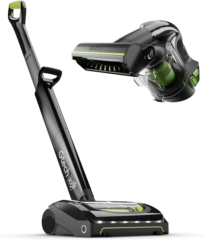 Gtech AirRam 2 K9 and Multi MK2 K9 Cordless Vacuum Cleaner Bundle - Includes The AirRam Upright and The MK2 Portable Handheld - Rechargeable 22V Lithium Ion Battery - Perfect for Stubborn Pet Hair