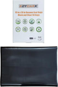 15" x 20" Vacuum Seal Bags Black and Clear, Precut Vacuum Sealer Bags for Food Storage, Heavy Duty Commercial Grade 5 Mil Vacuum Bags, 50 Count