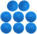 XIEHE Dryer Balls 8 Pack - 2.7 Inch Non-Toxic Reusable Dryer Balls