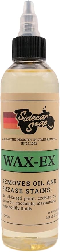 WAXEX Oil and Grease Stain Remover for Clothes - Sidecar Soap