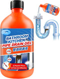 Drain Clog Remover, Professional Strength Liquid Drain Opener and Cleaner, Fast Acting Dissolver for Bathroom, Kitchen and Toilet, 500mL