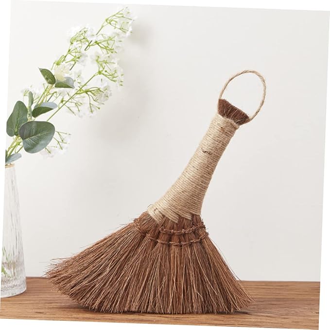 Palm Broom Desktop Broom with Dustpan Household Cleaning Accessory for Efficient Sofa and Bed Cleaning Ideal for Dust and Debris Removal in Home Environments
