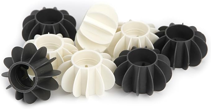 8Pcs Ech.Apr Reusable Laundry Balls, TPR Washing Machine Cleaner Ball, Anti-Tangle Washer Dryer Accessory