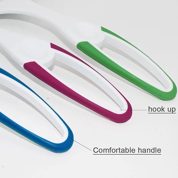 Hand Held Rubber Glass Shower Squeegee with Hanging Hole for Glass Door, Car Windows - Multifunctional Tool [3-Pack]