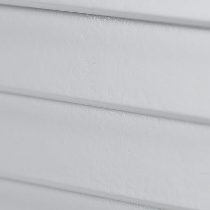 Household Essentials Tilt-Out Laundry Sorter Cabinet with Shutter Front, White, White Wood Shutter