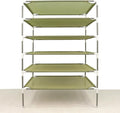 Sweater Drying Rack,6-Layer Flat DryingRack Stackable, Mesh Fabric Clothes Drying Rack Space-Saving Clothes Dryer Rack