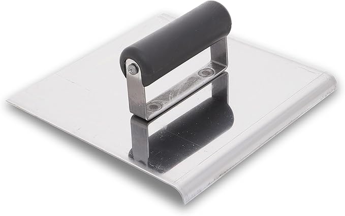 MARSHALLTOWN QLT Stainless Steel Hand Edgers, Plastic Handle Material, 203mm Length, 203mm Width, 10mm Radius, 13mm Lip, Made In The USA, CE528SP