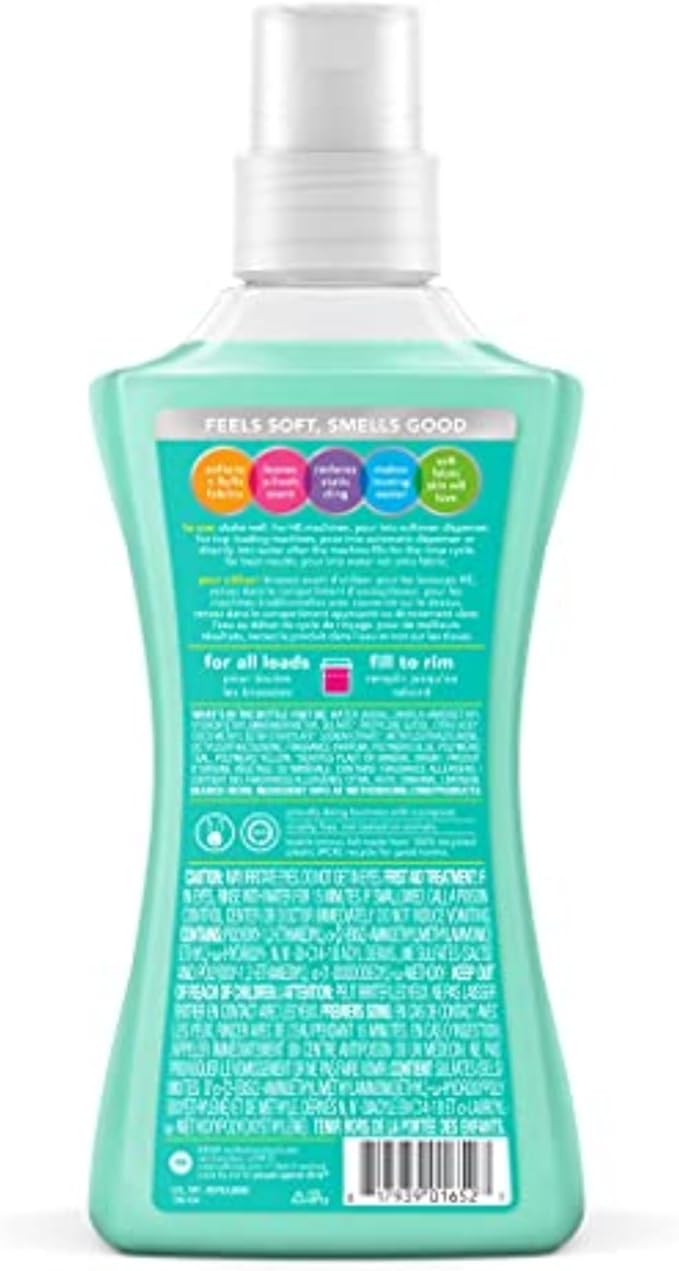 Method Fabric Softener; Beach Sage; 53.5 Ounces; 45 Loads; 4 pack; Packaging May Vary