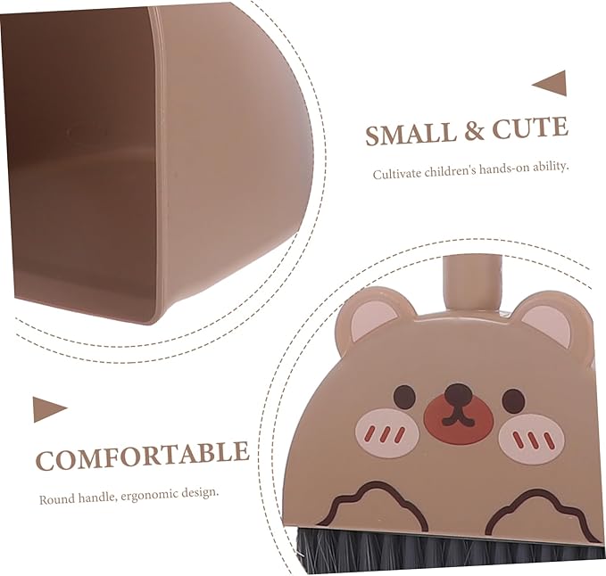 Broom and Dustpan Set for Boys and Girls Boy Girl Cleaning Tools Set Dustpan and Brush and Cleaning Accessories Safe Household Tools
