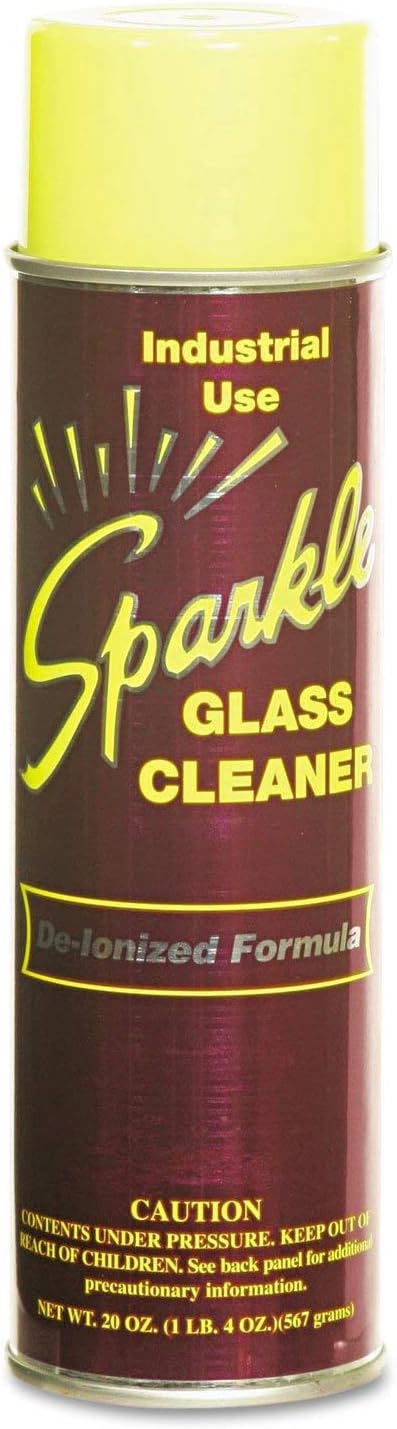 Sparkle Glass Cleaner, Aerosol, 12/Carton