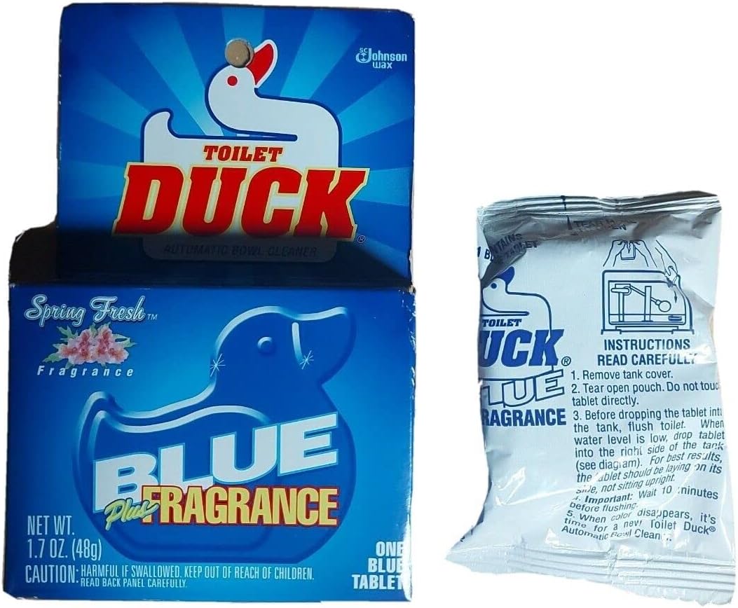 Toilet Duck Automatic Blue Single - 1.7 oz - 3 pk
