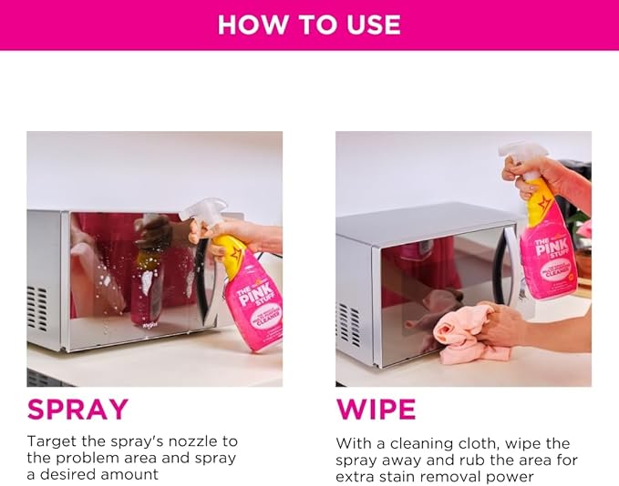 The Pink Stuff Miracle Multi-Purpose Cleaner â€“ Removes Grease, Grime, and Stains on Kitchens, Bathrooms, Floors, and More - 750ml (Pack of 2)