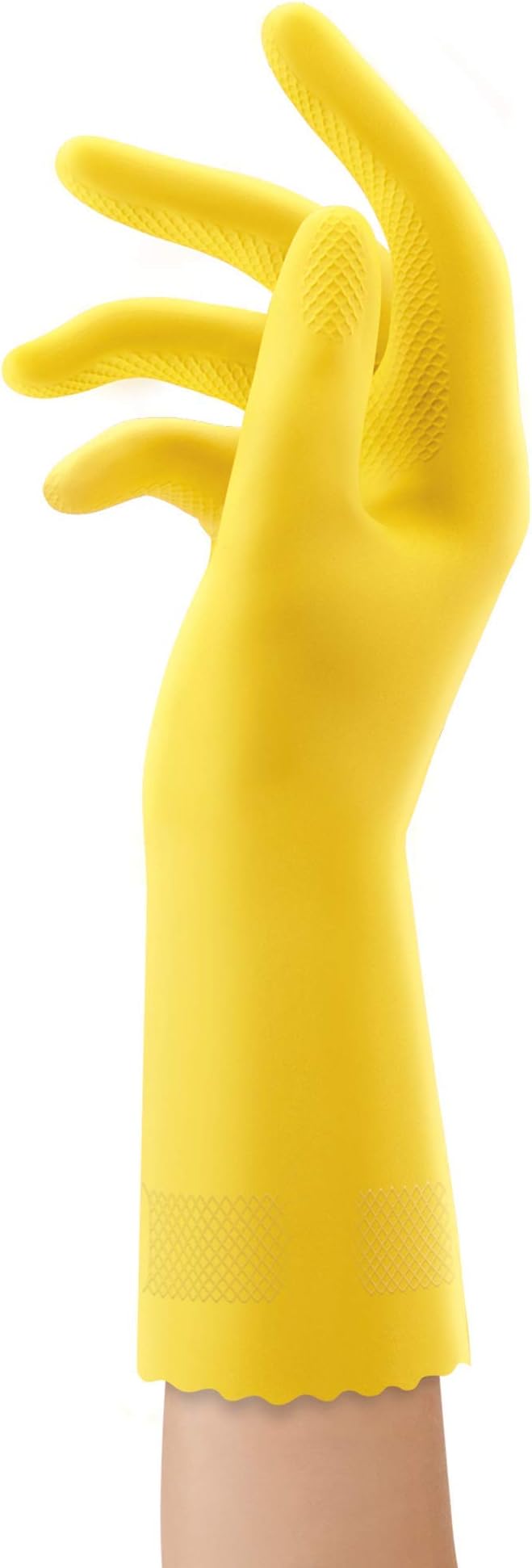 PLAYTEX PROTECTIVE_GLOVE Playtex Handsaver Reusable Rubber Gloves (Large, Pack - 3)