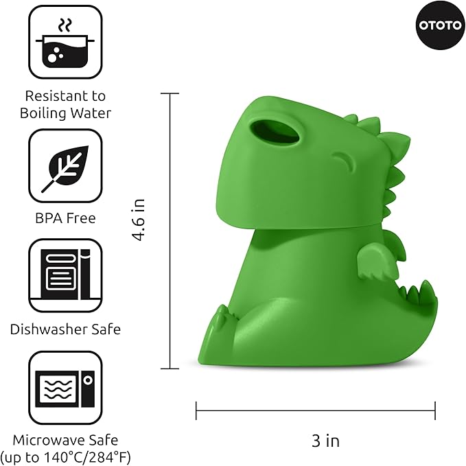 OTOTO Bundle of 2 Dracowave Dragon Microwave Cleaner + Kitty Cat Pizza Cutter, Cute Kitchen Gadgets, Cute Gifts