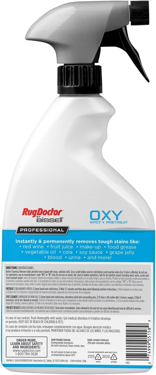 Rug Doctor by BISSELL Professional Oxy Spot & Pre-Treat 22oz