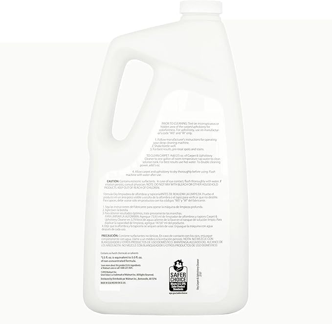 Carpet & Rug Cleaners Fresh Scent 64 Fl Oz – Deep Cleaning Stain & Odor Remover for Carpets, Rugs & Upholstery – Powerful Fresh Scent Formula for Pet & Everyday Messes, Large Value Size
