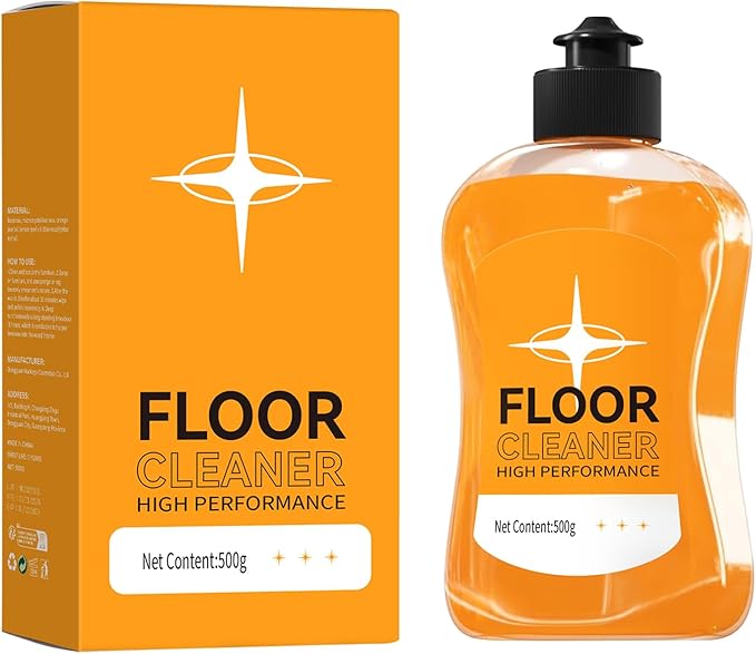 Acid-Free Enzyme Floor Cleaner, Concentrated All-Surface Formula for Hardwood/Tile/Laminate/Marble, Pet-Safe Streak-Free for Mopping & Spraying - 17.6 Fl Oz