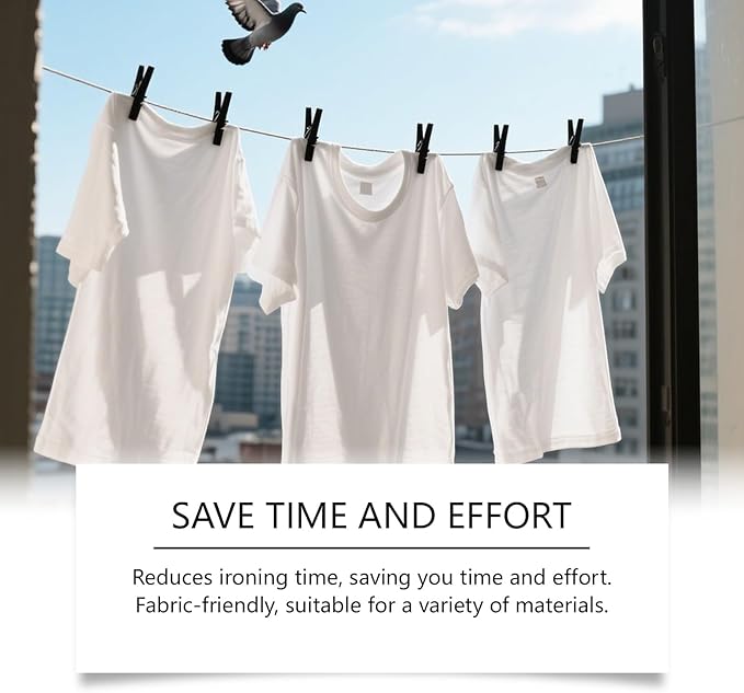 Cloth Ironing Spray for Wrinkle Release and Fabric Softener, 100ml/3.38 Fl Oz, Prevents Shrinkage and Hardening, Suitable for Steam or Dry Ironing, Fresh Scent