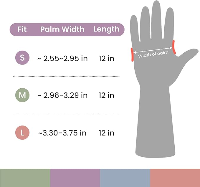 Rubber Cleaning Gloves for Dishwashing, 4 Pairs Reusable Kitchen Gloves for Washing Dishes and Household Cleaning, Green Dish Gloves with Flocked Lining and Non-Slip Grip, Pefect for Woman Men - S