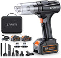 Handheld Cordless Vacuum Cleaner - 50000Pa High-Power Brushless Motor, Rechargeable Car Vacuum with 2 Batteries & Charger, 6-in-1 Portable Vacuum Cleaners for Home, Pet Hair, Keyboard, Black