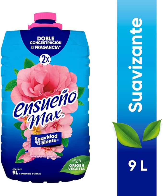 Ensueño Suavizante Frescura Primaveral 9 Lt, Pack of 1