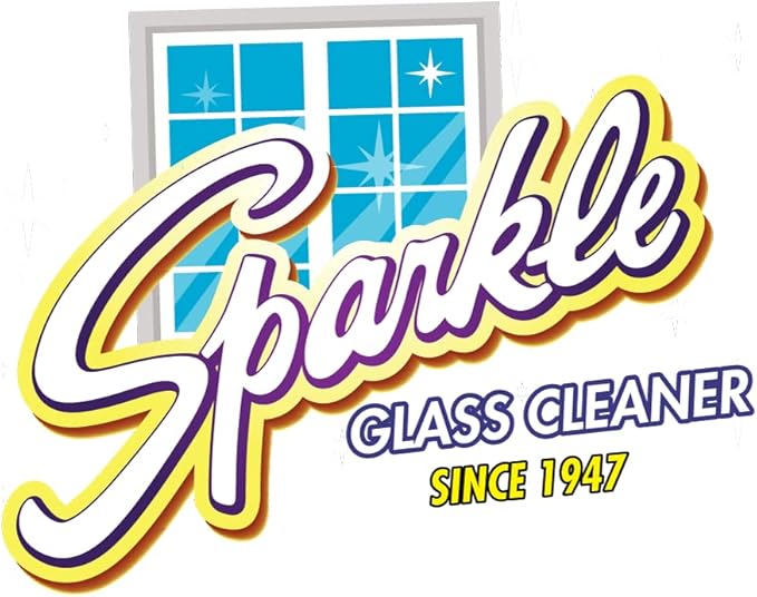 Sparkle Glass Cleaner Spray, Ammonia-Free Original Formula Glass Cleaner, Leaves No Streaks (33.8 Fl Oz, Pack of 3)