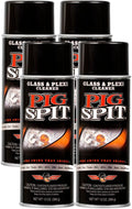 Glass and Plexi Cleaner for a Streak-Free Shine for Home and Automotive Use | 13 oz.| 4-Pack