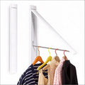 Clothes Drying Rack Folding Indoor,Laundry Room Organization,Wall Mounted Drying Racks for Laundry,Laundry Drying Rack Collapsible,Laundry Drying Rack,Retractable Clothesline (Pearl White)