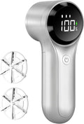 Buywoo Fabric Shaver, Electric Lint Remover, Rechargeable Lint Shaver, Household Essentials for Clothes, Upholstery, Furniture, Sweater Defuzzer to Remove Pilling, Battery Operated, Birch