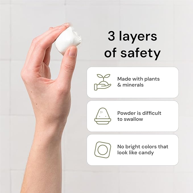 Grab Green Washing Machine Cleaner Pods - Fragrance Free, 5 Cleaning Pods