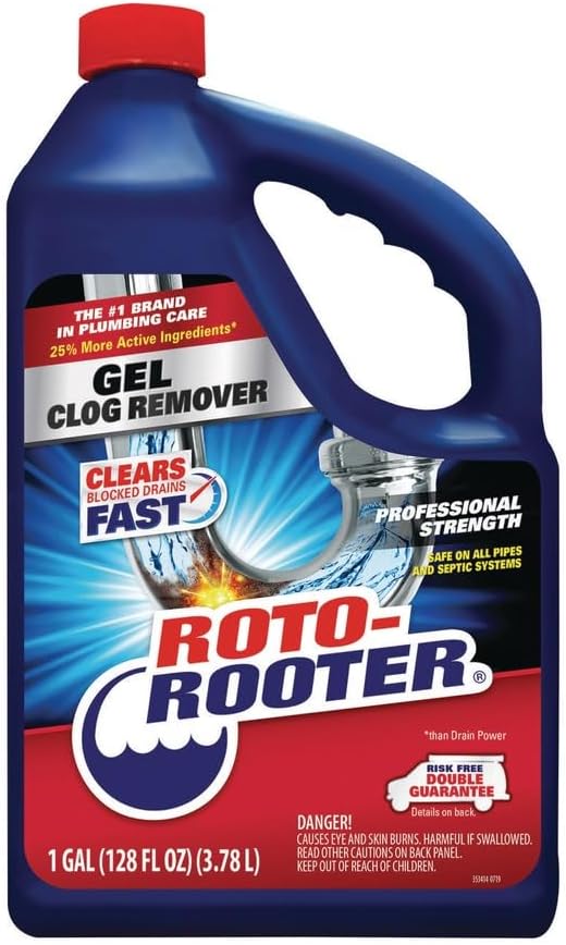 Roto Rooter Gel Clog Remover 1 gal. - Case of: 4;4
