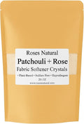 Fabric Softener Crystals, 20 oz, Plant-Based, Hypoallergenic Scent Beads, Softens & Freshens Laundry, Available in Peppermint, Lavender, Patchouli, Leather, Made in the USA (Patchouli Rose)