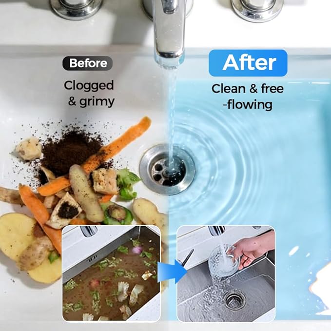 Strong Drain Cleaner for Kitchen, 2026 New Pipeline Dredging Agent, Fast Acting Drain Clog Remover for Home, Powerful Grease Dissolver for Bathroom, Pipe Cleaning Solution for Homeowner (1pcs)