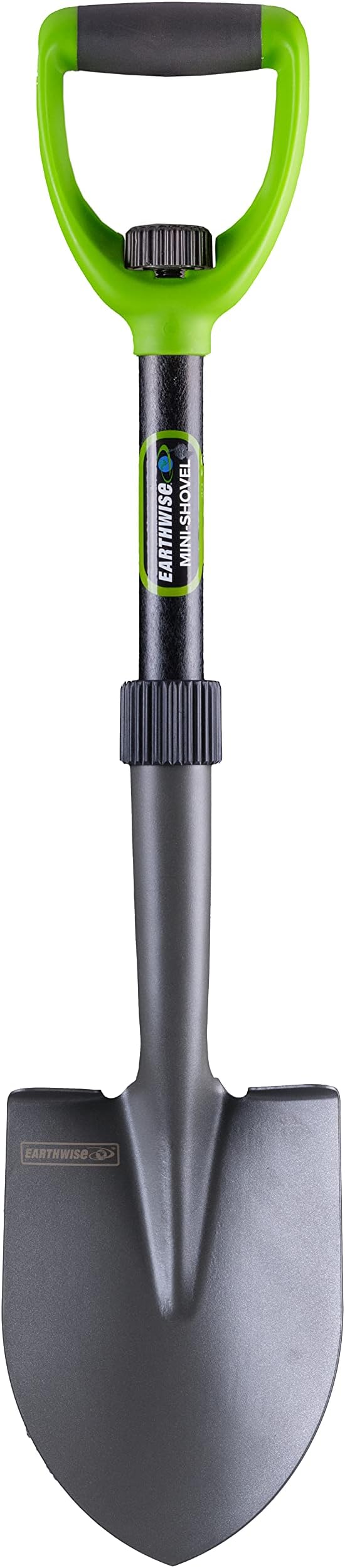 Earthwise 26.5 Inch Carbon Steel D-Handle Compact Collapsible Trenching Mini-Shovel