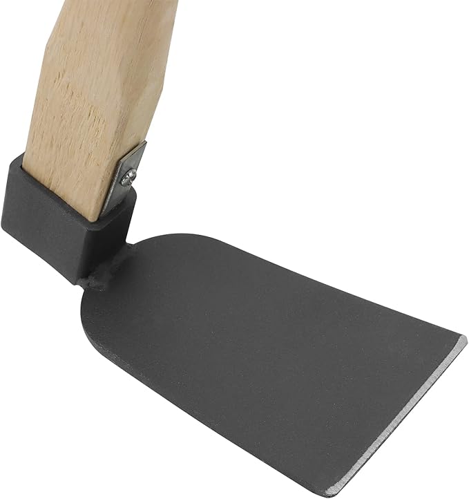 KEILEOHO 2 PCS 15 Inch Handheld Hoe, Hand Hoe Garden Tool, Carbon Steel Head and Wood Handle Garden Hoe for Transplanting, Digging, Planting, Loosening Soil, Camping