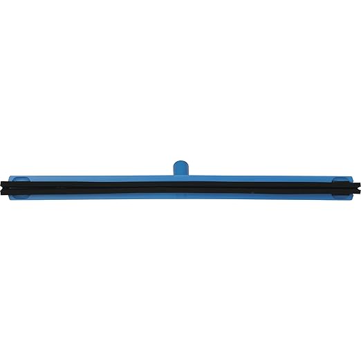 Vikan 77553 Squeegee,Fixed Head,Floor,28",PP/RB,Blue