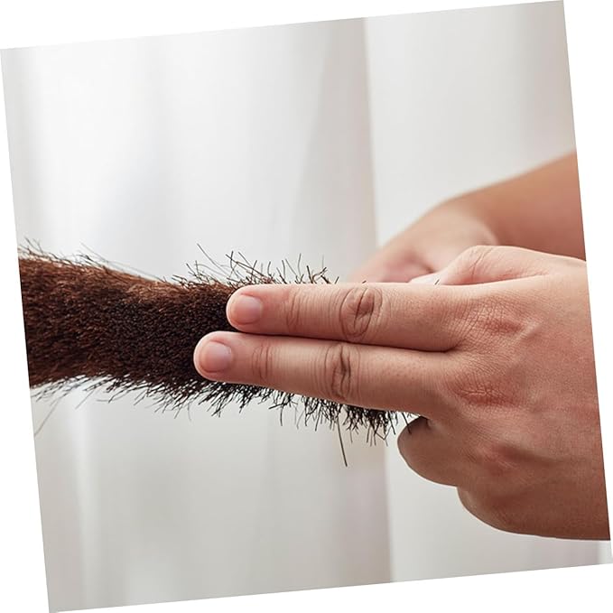 Palm Broom Soft Bristles Small Handheld Dust Brush for Bed Sofa Cleaning Portable Desktop Broom with Sling for Easy Storage Household Dust Removal