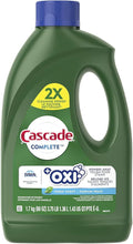 Cascade Complete +Oxi Gel Dishwashing Detergent, Fresh Scent, 60 fl oz