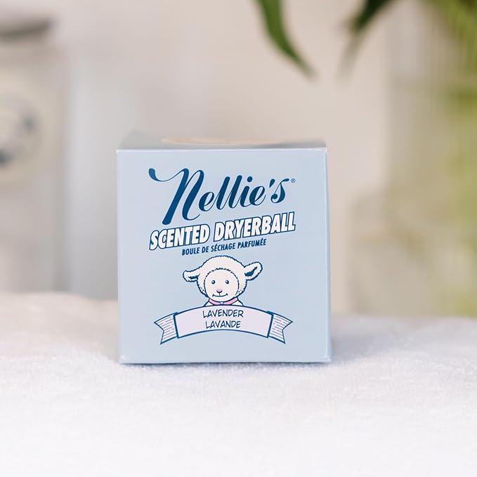 Nellie's Scented Wool Dryerball - Lavender Scented - Made with 100% Pure New Zealand Wool