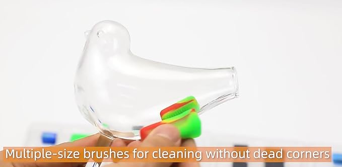 Green Piece® Green Silicone Magnet Cleaner - Perfect for your Glass Pieces and Vases - Clean Smarter and better. Remove Resin and Tar - Clean hard to reach areas - Excellent for all glass.