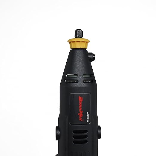 DURAMAX 40-Piece Rotary Tool Kit, Variable Speed 8000-30000 RPM, 120V Corded, with Blow Mold Case, for Cutting, Grinding, Polishing