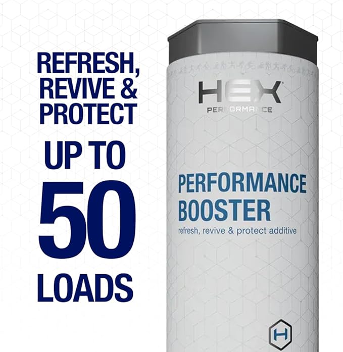 HEX Performance Fabric Booster, Fresh, 100 Load (Pack of 2) - Safe for Activewear, Made for Sensitive Skin, Eco-Friendly