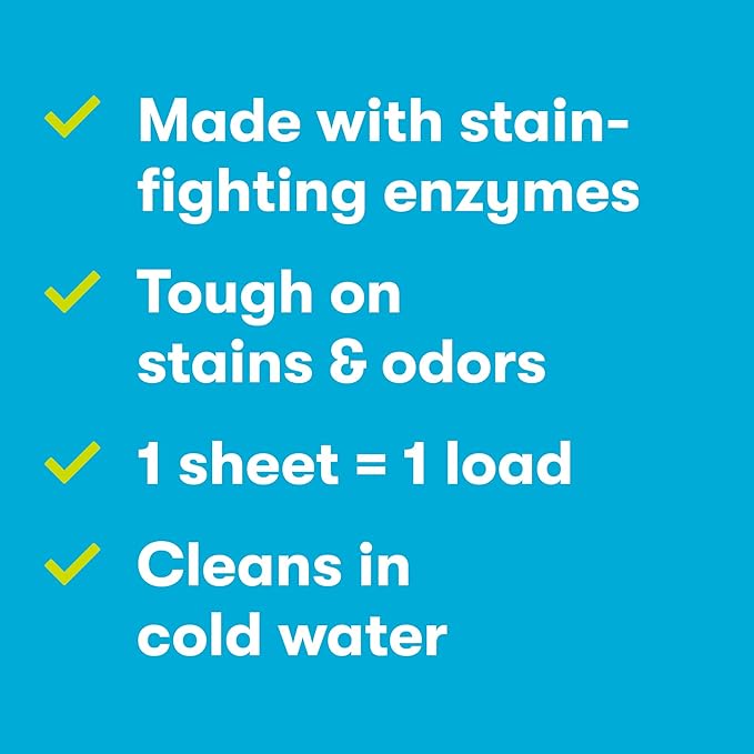 ECOS Laundry Detergent Sheets Vegan, No Plastic Jug, No Mess, Liquid Free - Hypoallergenic, Plant Powered Laundry Detergent Sheet - Lavender Vanilla - 114 Count (Pack of 1)