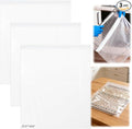 XANGNIER 3 Pack No Scrub Oven Rack Cleaning Bags 27.5*19.6 in,No Cleaner Included,Simple to Use,No Messy Hands Reusable Leakproof Soaking Cleaner Bags for Removable Metal Rack,BBQ Grills,Grill Grate